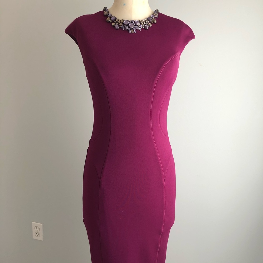 Ted Baker magenta shift dress